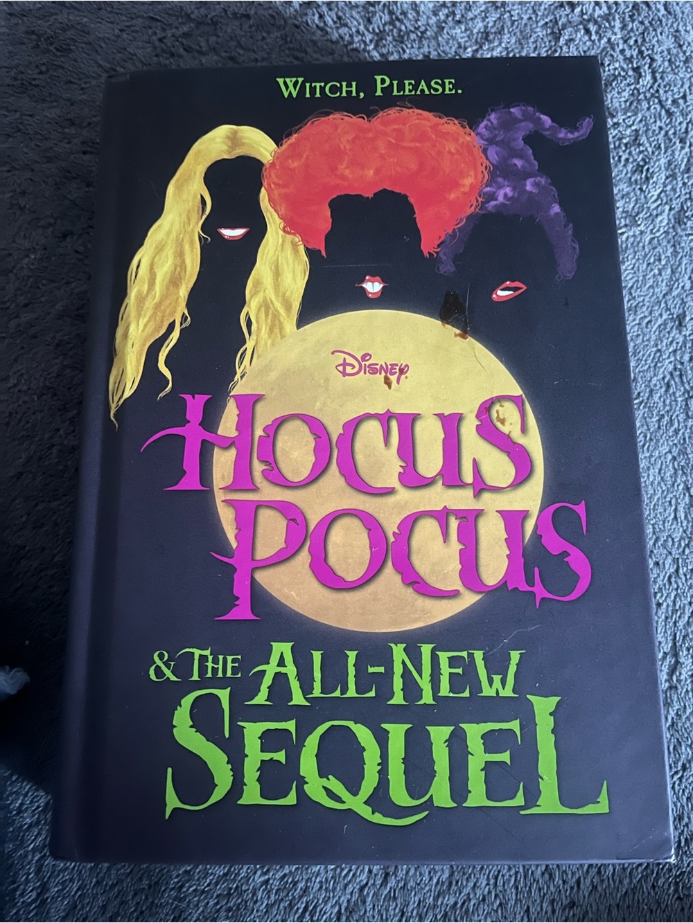 Sanderson Sisters Hardcover - Purple Backcover
